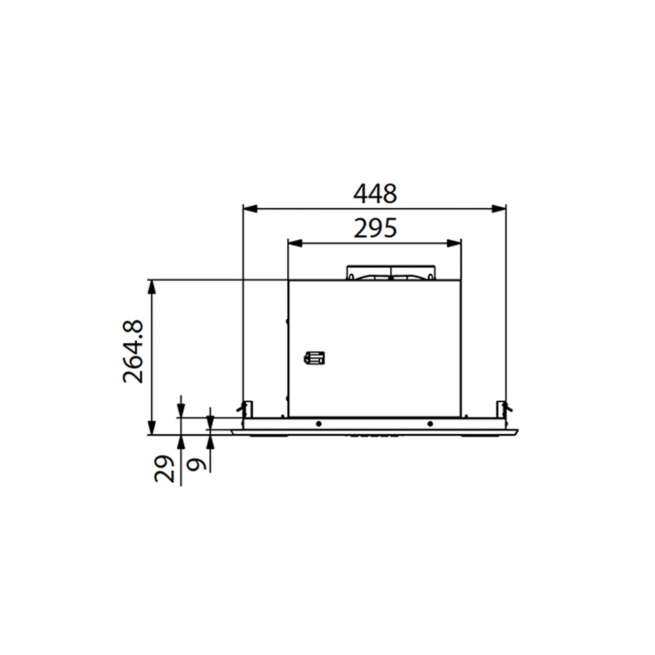 Måltegning RørosHetta 800 LED 49 cm