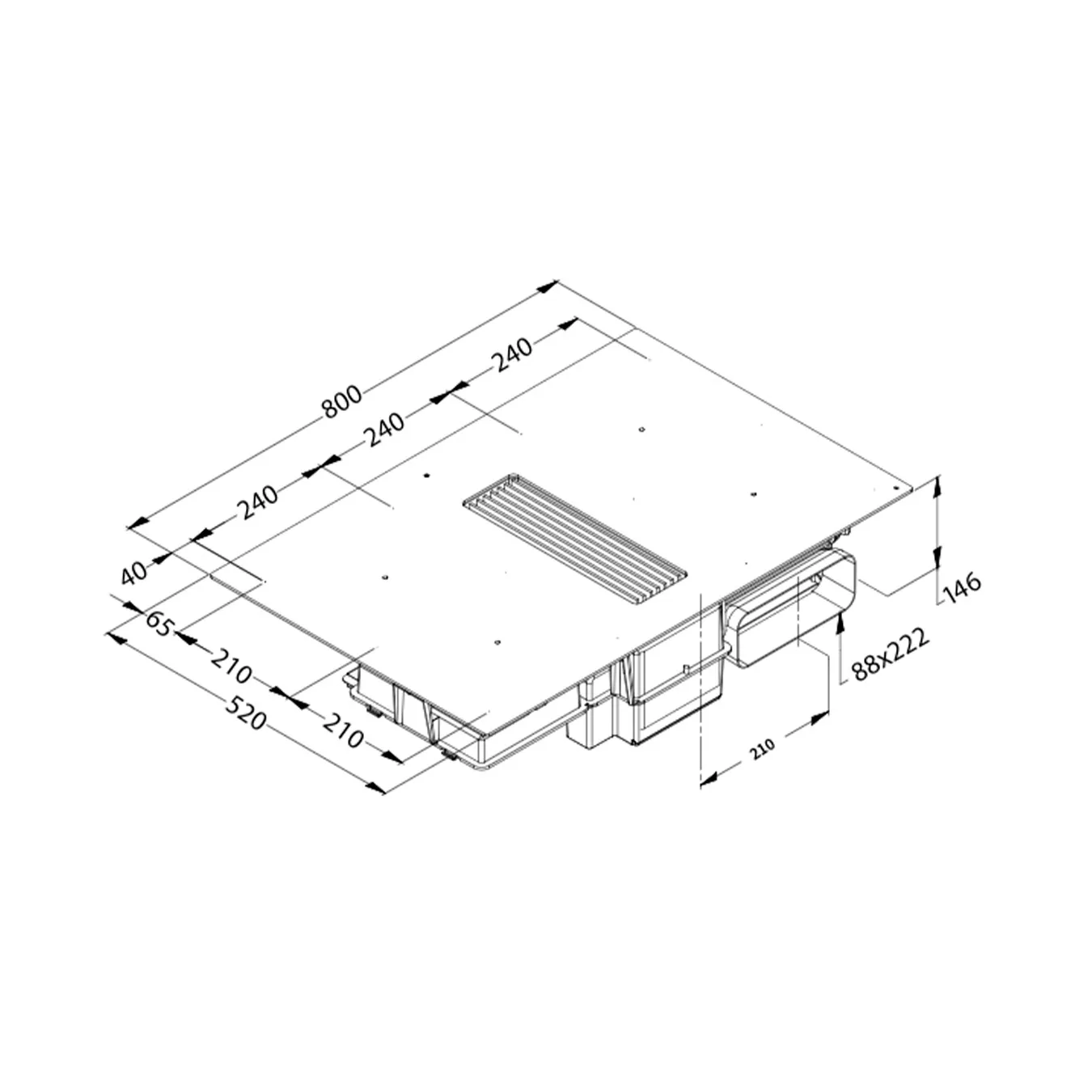 Måltegning RørosHetta Easy Pro 60 cm
