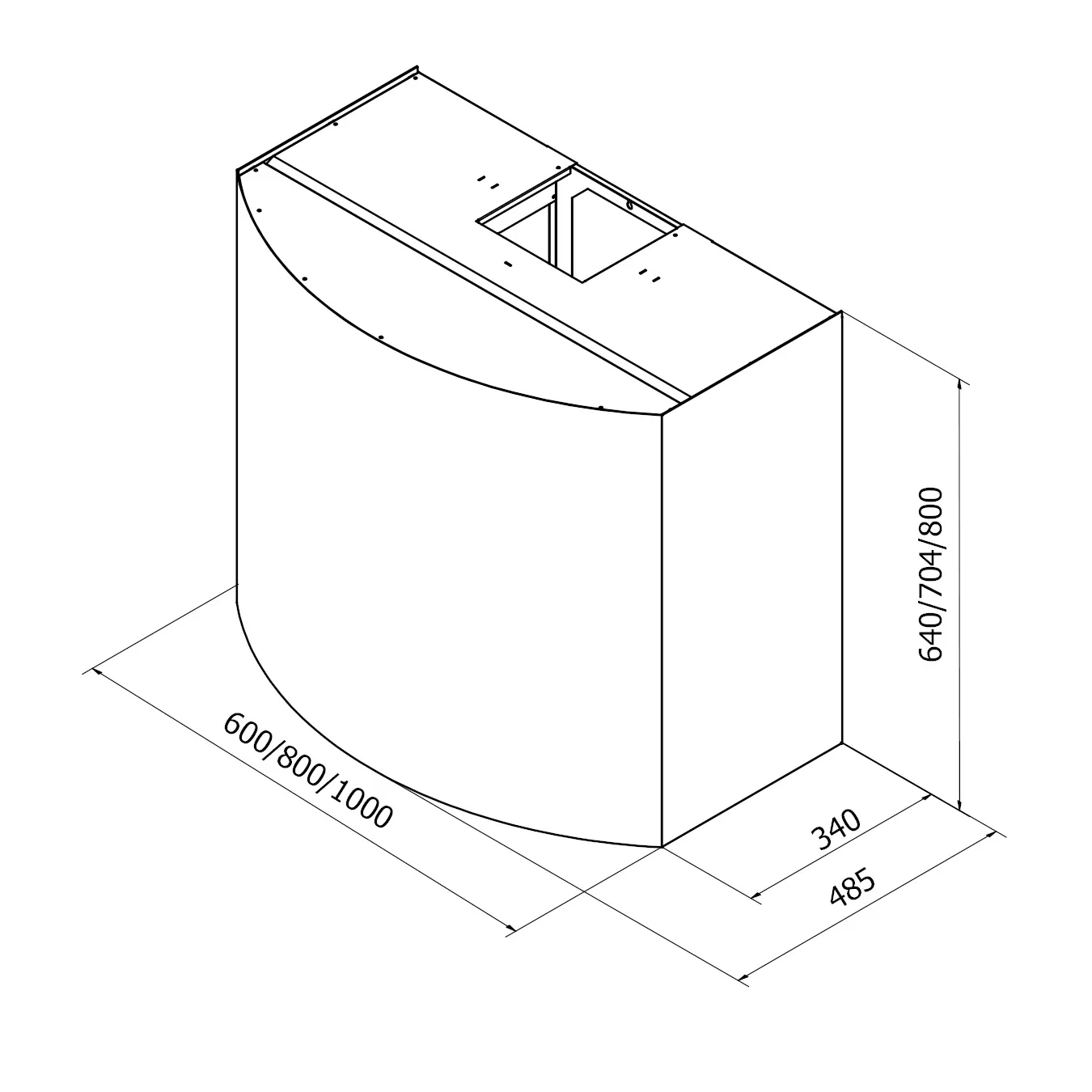 Måltegning RørosHetta Orion 80 cm