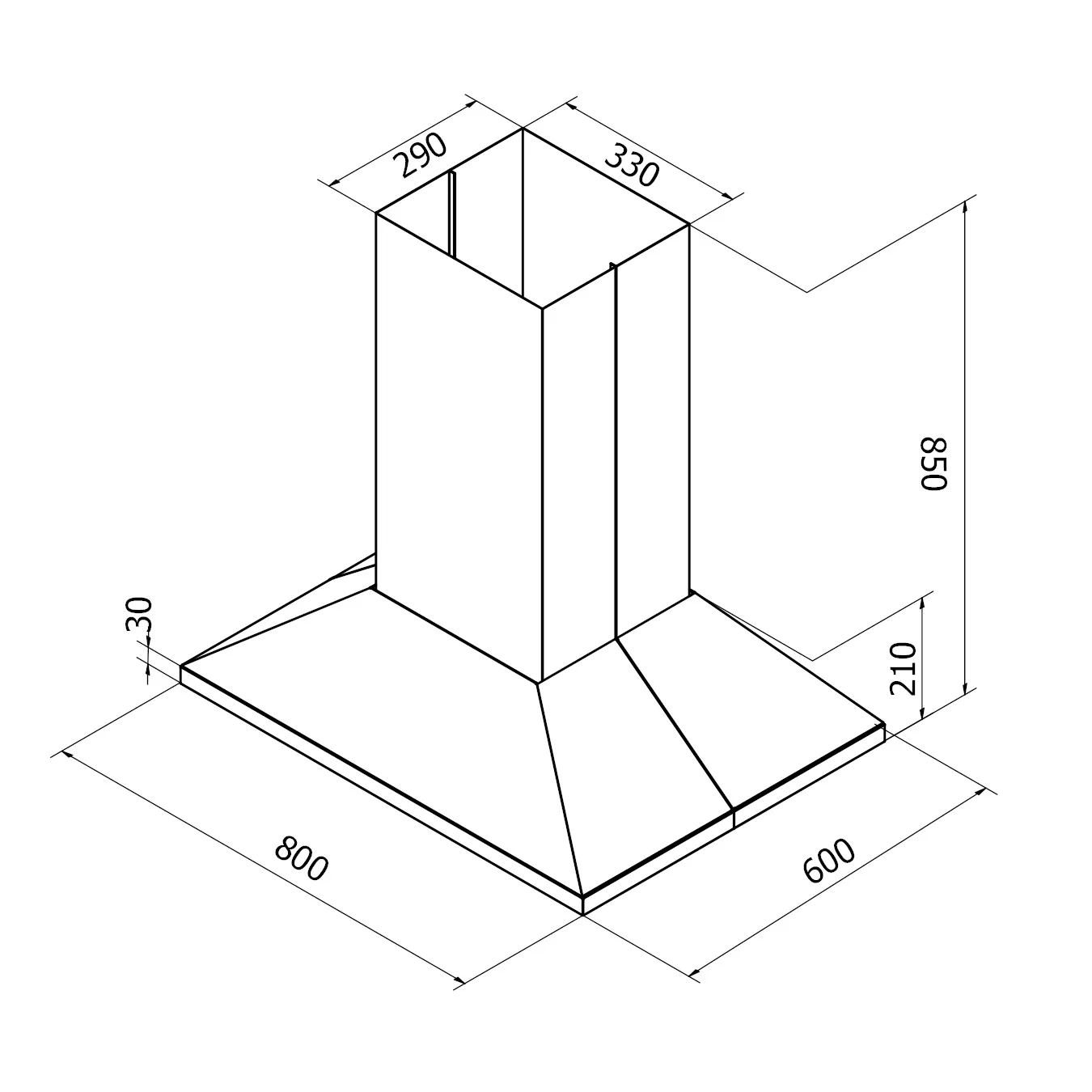 Måltegning RørosHetta Pyramide Frithængende