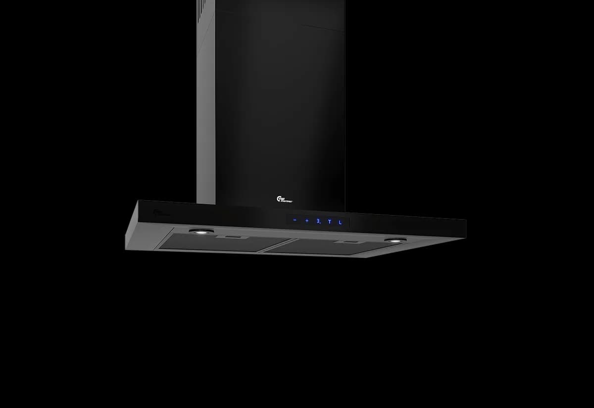 Thermex Harwich II væg 700 mm · Sort · Med motor