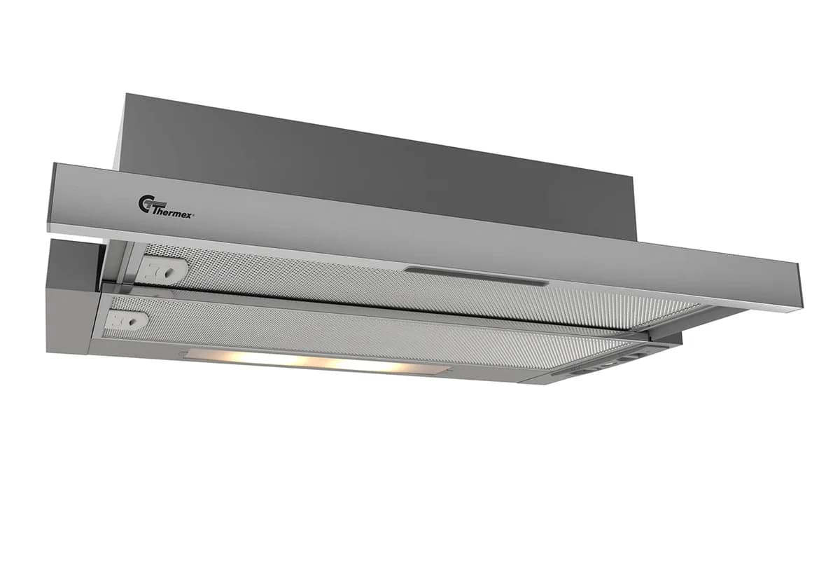 Thermex York III 600 mm · Grå med rustfri front · Standard